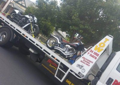 Motorcycle Towed from Prospect